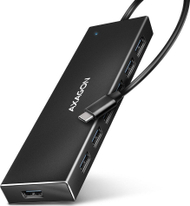 USB HUB Axagon HUE-F7A, 7x USB 3.2 Gen 1, kabllo USB-C 30 cm, alumini