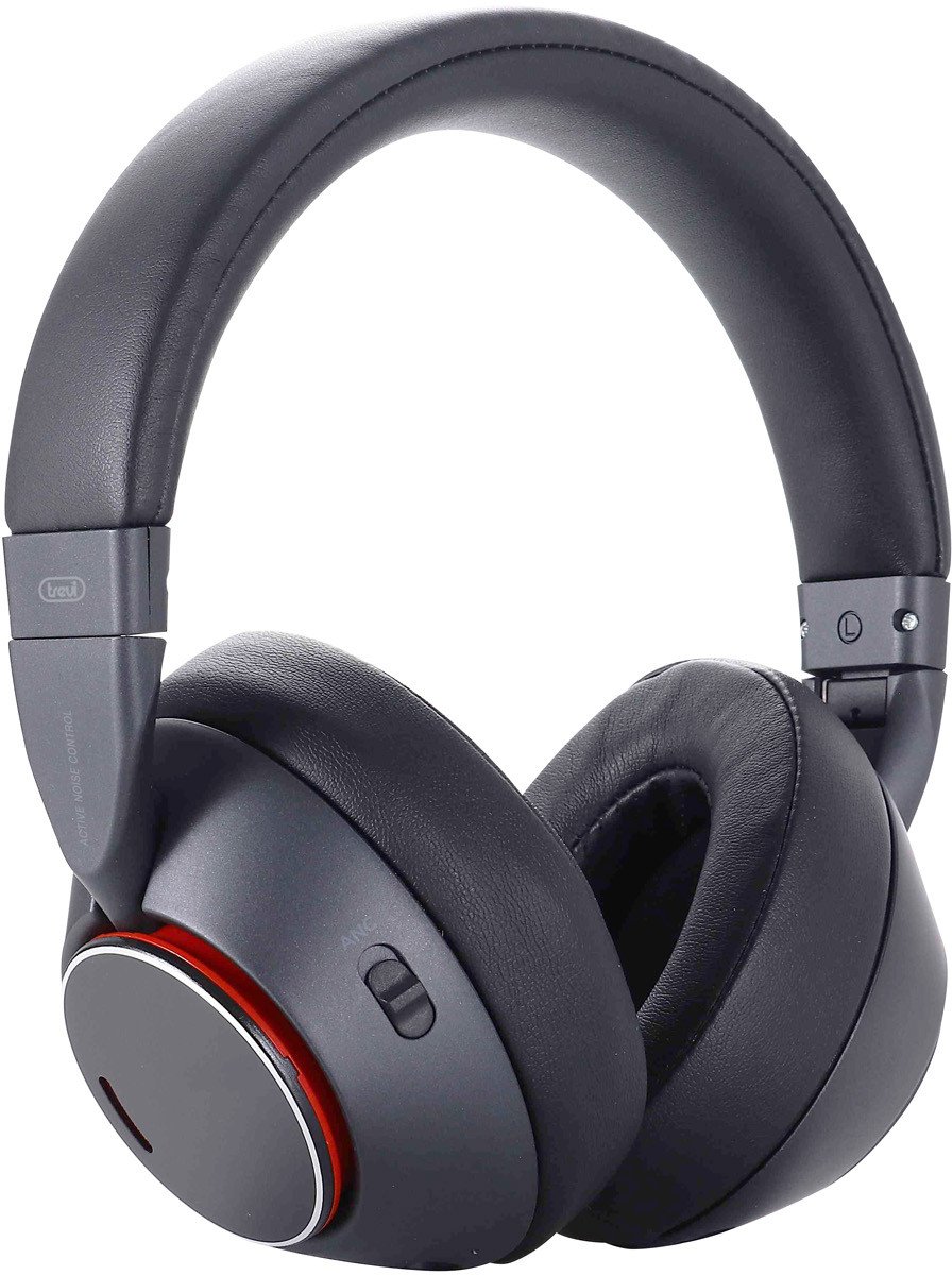 Kufje pa tel Trevi DJ 12E90 ANC, Bluetooth 5.3, 25 orë bateri, të zeza