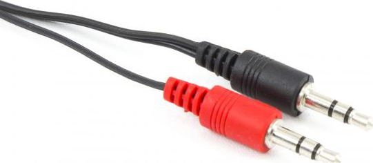 Kufje stereo me mikrofon, 3.5 mm, kontroll volumi, të zeza