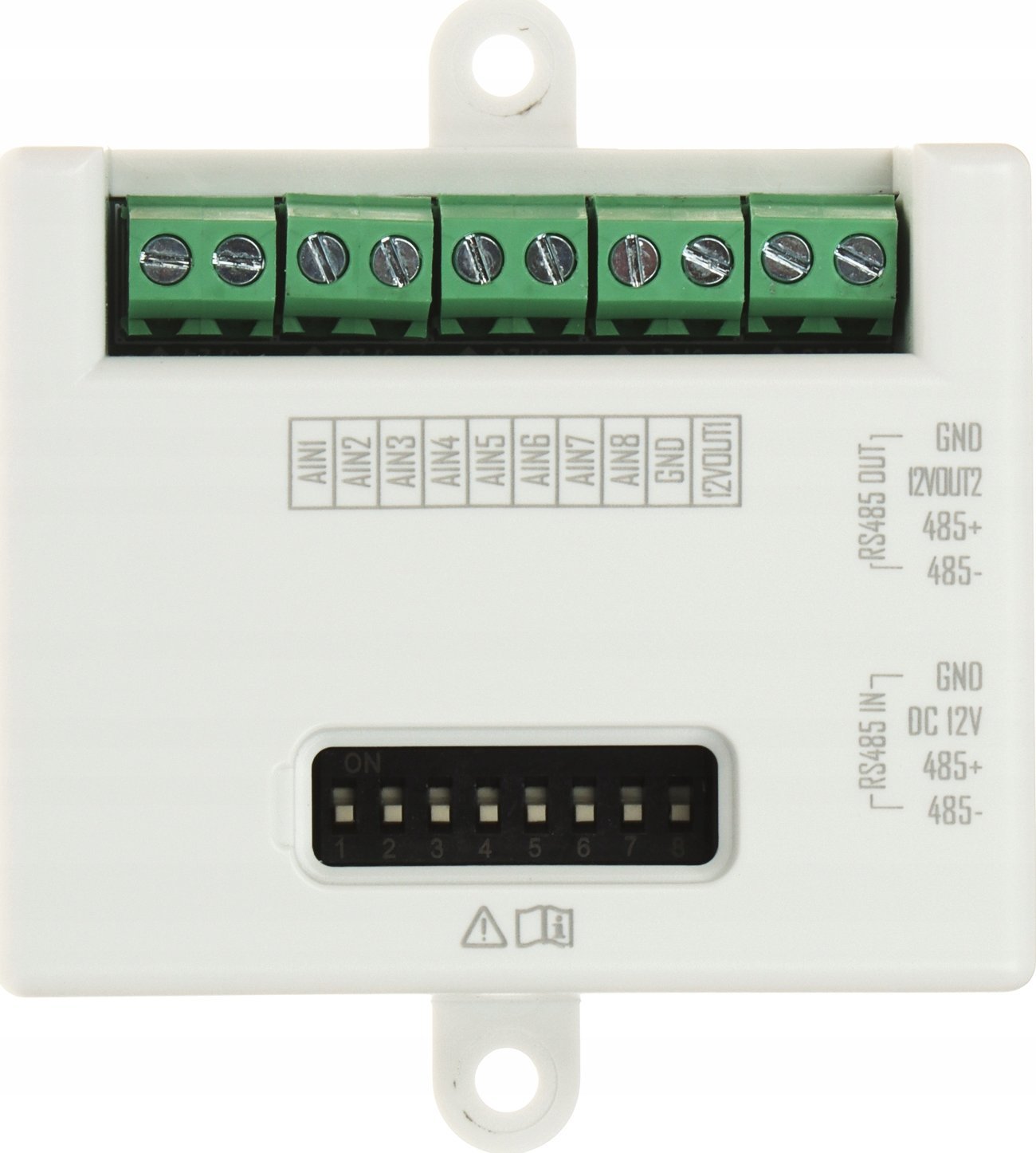 Modul zgjerues hyrjesh Hikvision DS-KD-AL8, për domofon dhe siguri, gri