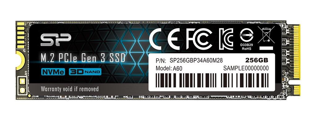 Disk Silicon Power P34A60 M.2, 256GB, PCI Express SLC NVMe