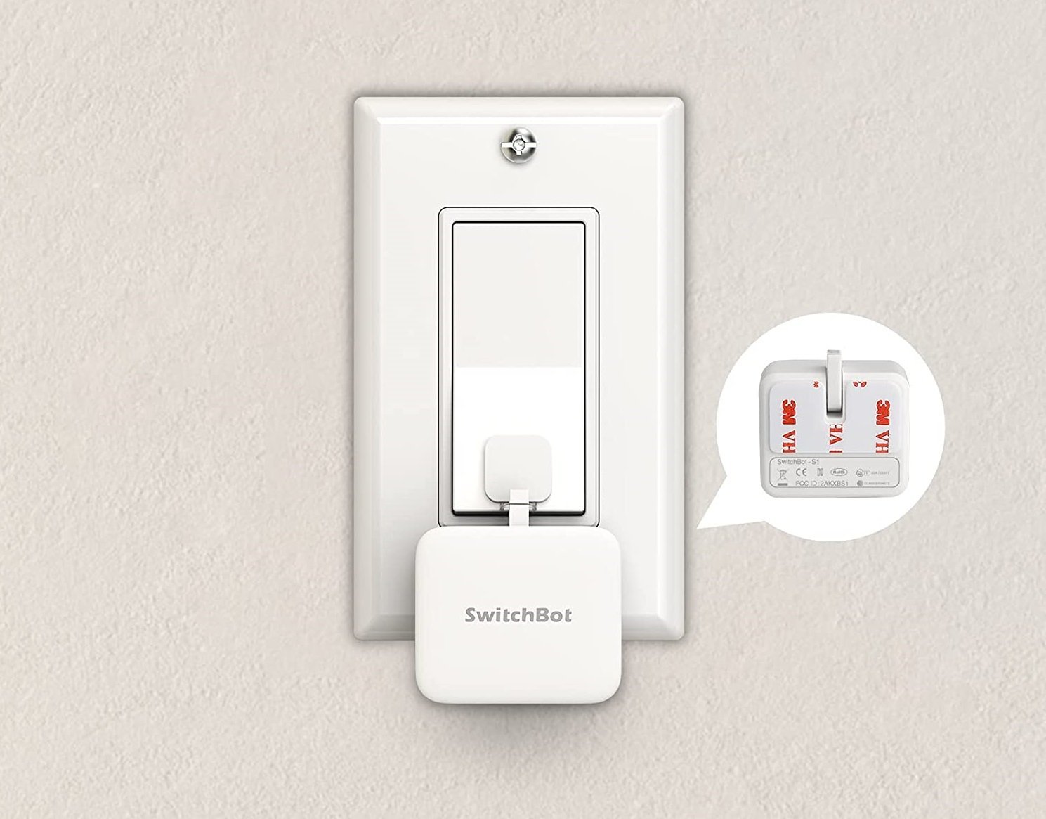 Set ngjitësash SwitchBot Add-on Sticker, 3M, ngjitje e fortë