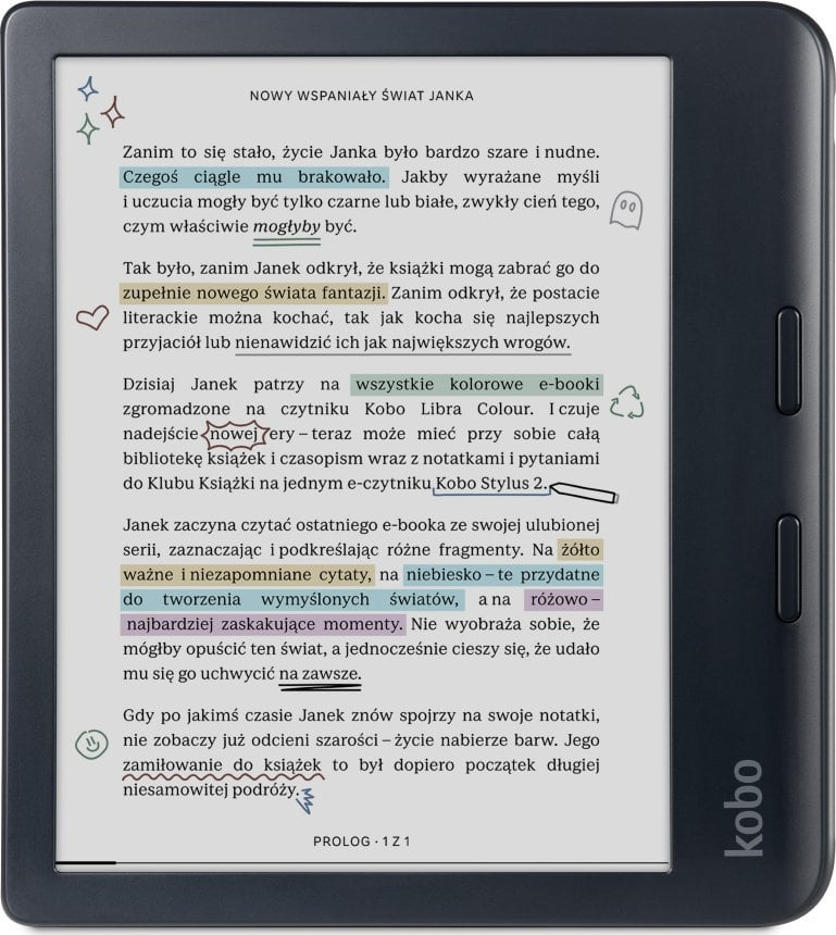 Lexues e-book Kobo Libra Color, 7"