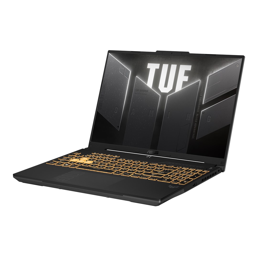 Laptop ASUS TUF Gaming F16 FX607VU-I5165, 16", Intel Core i5-210H, 16GB DDR5, 512GB SSD, NVIDIA GeForce RTX 4050 6GB, i hirtë e errët