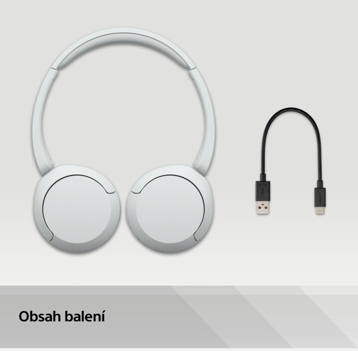 Kufje Sony WH-CH520, të bardha