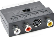 Përshtatës AV Gembird (Cinch) Scart në RCA, i zi Përshtatës AV Gembird (Cinch) Scart në RCA, i zi