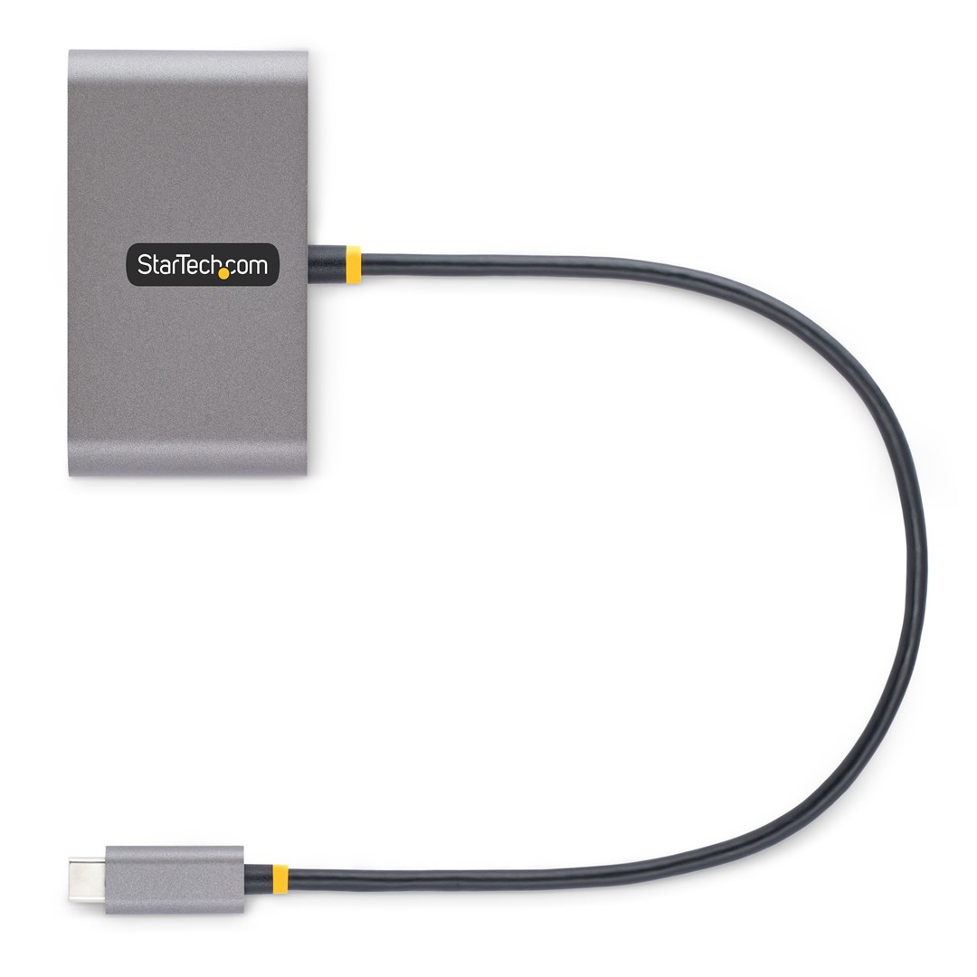 Qendër USB StarTech.com USB 3.2 Gen 1, USB-C, 4 porte, e hirtë hapësinore