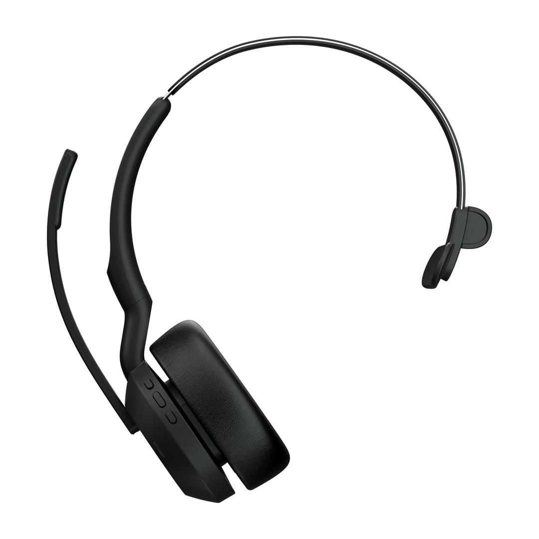 Kufje wireless Jabra Evolve2 55, stereo, Bluetooth, të zeza