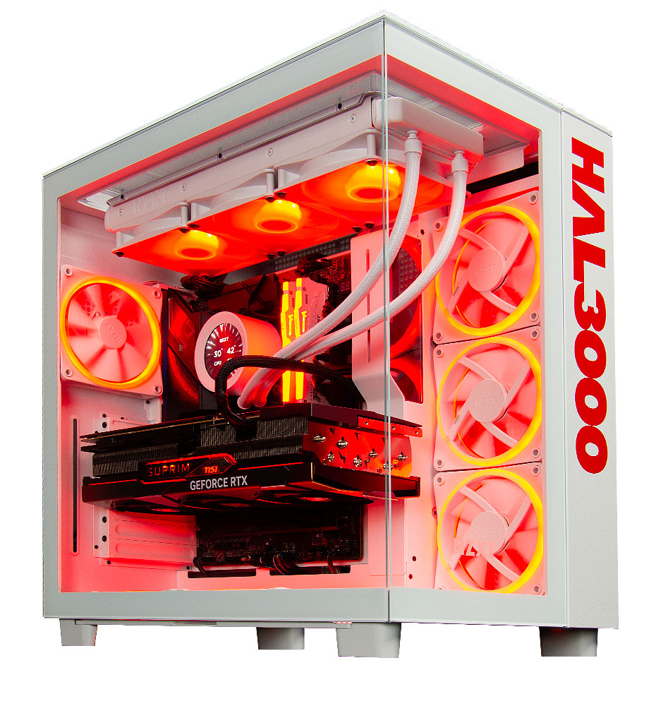 Kompjuter desktop HAL3000 Herní sestava MČR 2024, Intel Core i9-14900KF, 64GB RAM, 4TB SSD, RTX 4090, i bardhë