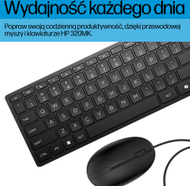 Сет тастатура и глушец HP Desktop 320MK, дански распоред, црн