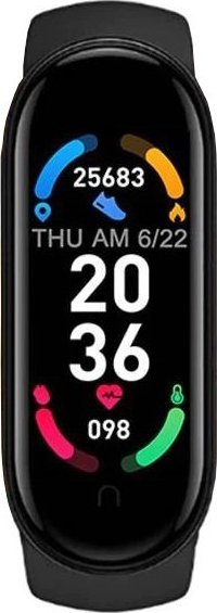 Паметна нараквица R2 Invest M7, следење на отчукувања на срцето, Bluetooth, црна