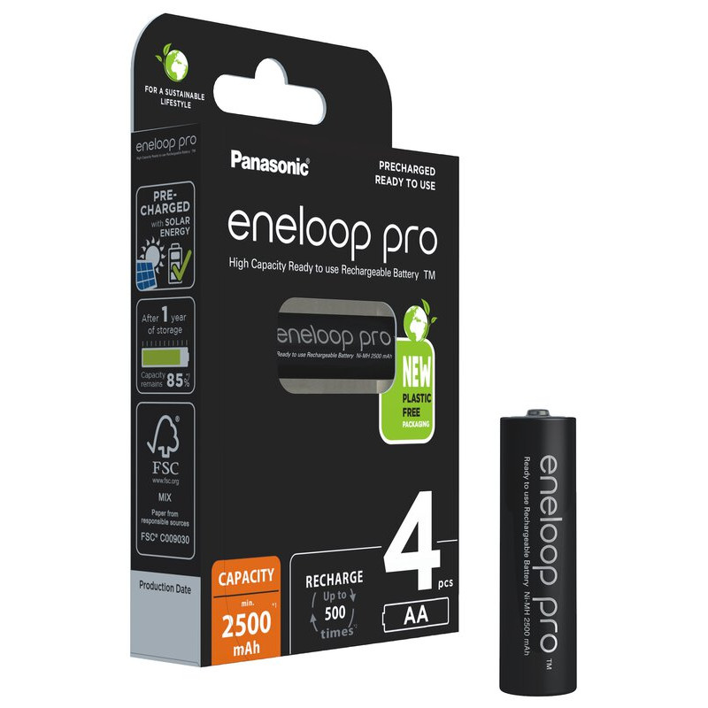 Panasonic Eneloop Batteries Pro AA/4B 2000mAh