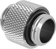 Адаптер прав Barrow G1/4 машки во G1/4 машки, 10mm, бело-сребрен