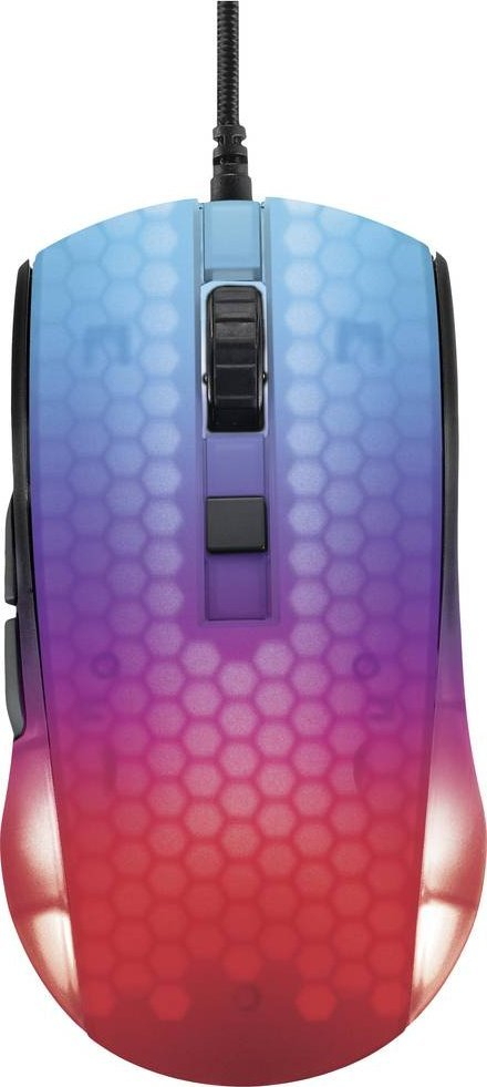 Maus gaming Deltaco Gaming DM310, 6200 DPI, 6 butona, i zi transparent