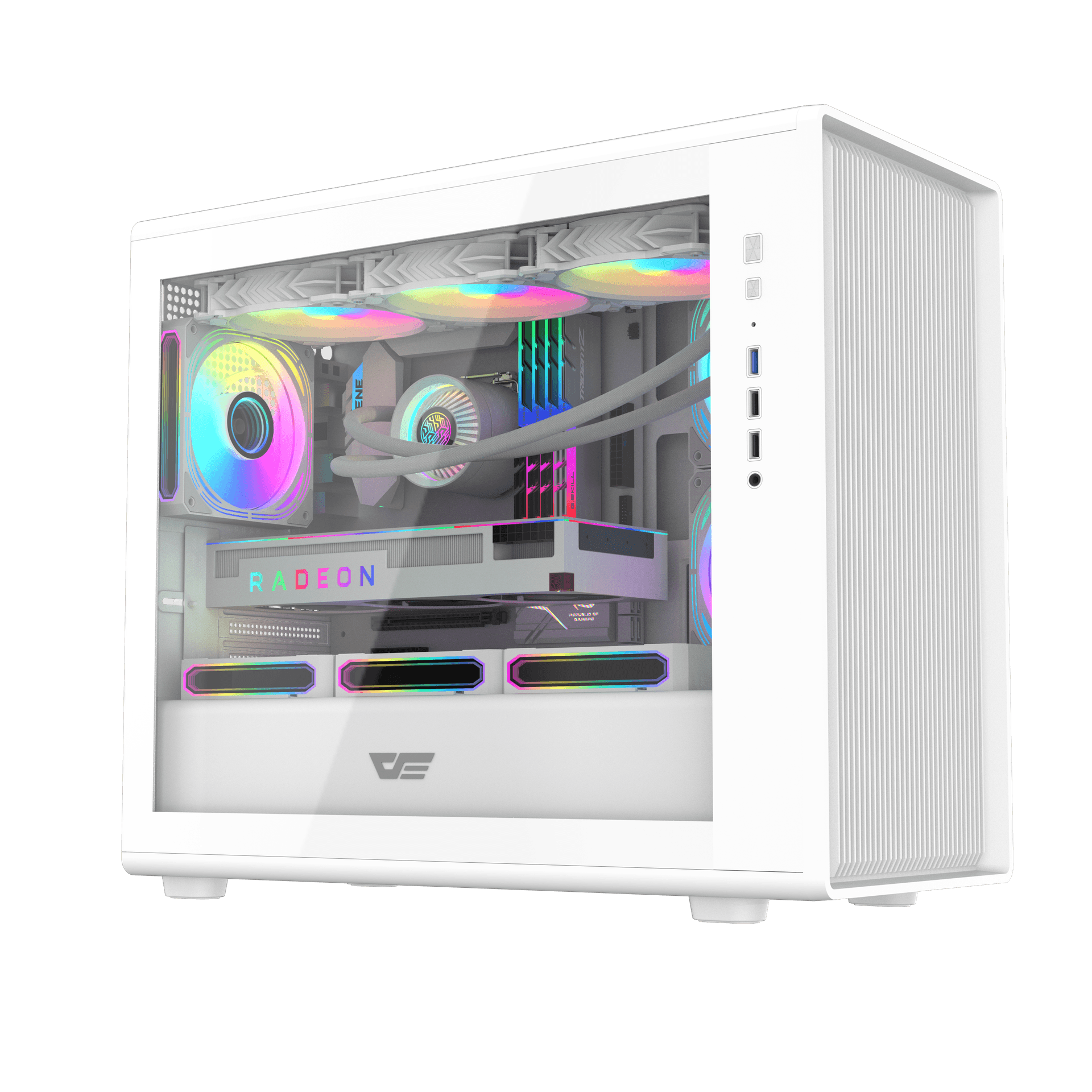 Kasë Darkflash DB460M, M-ATX, e bardhë