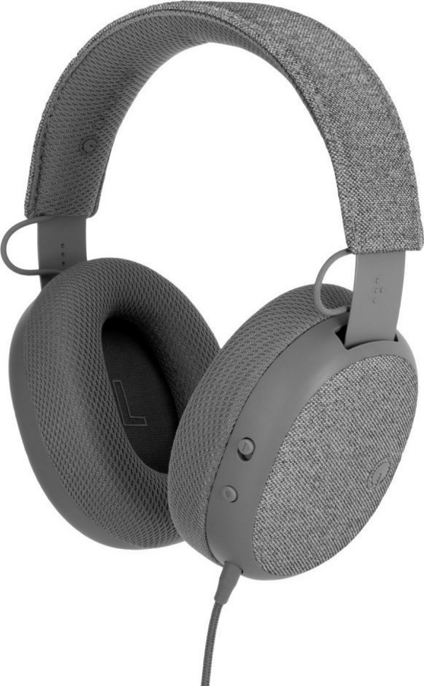 Kufje BuddyPhones Fokus, 20,000 Hz, 85 dB / mW, 2 m, të hirta