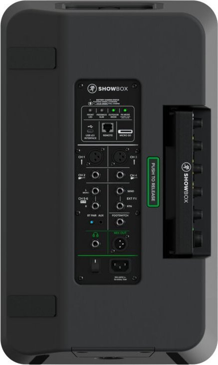 Sistem PA portativ Mackie ShowBox, 400W, me bateri, i zi