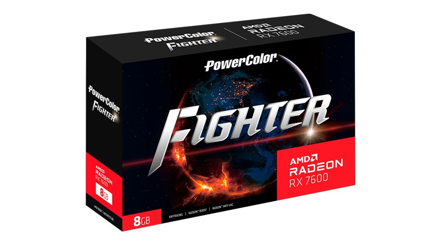 Kartë grafike PowerColor AMD Radeon RX 7600, 8 GB GDDR6