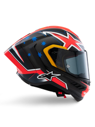 Helmetë moto Alpinestars Supertech R10 SR-10, karboni, garash, e zezë