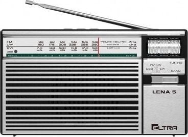 Radio portative Eltra Lena 5, FM AM SW, MP3 USB microSD, gri