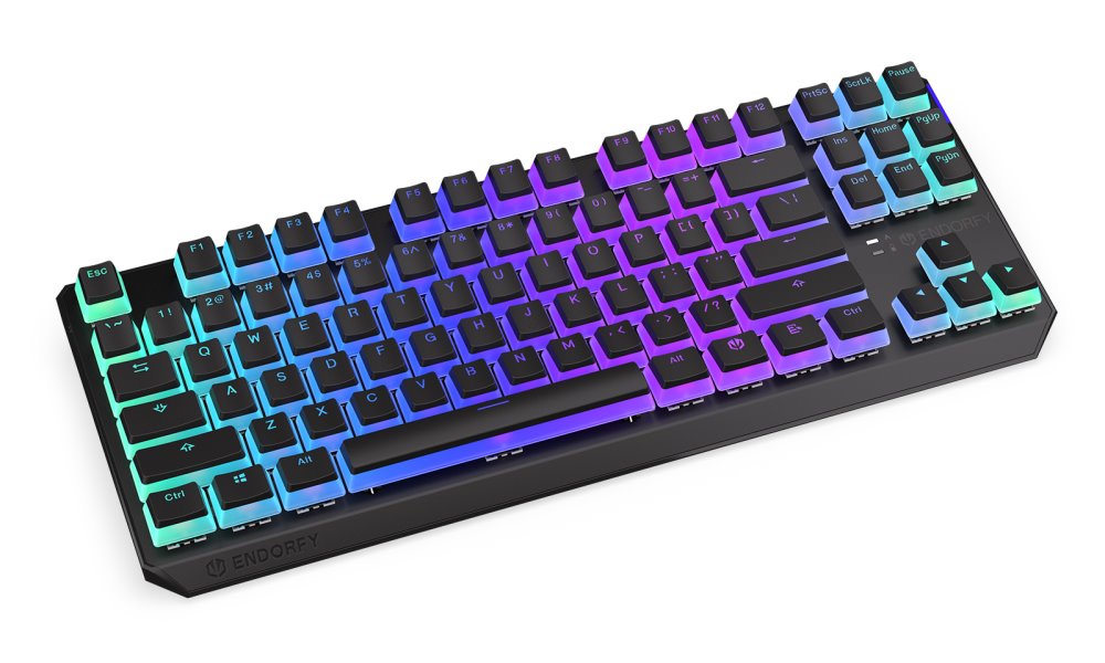 Tastierë Endorfy Thock Wireless Pudding, Kailh Red, e zezë, US
