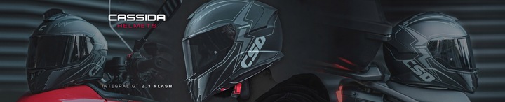 Кацига за мотор Касида Аеро, интегрална фул фејс, 2 визири пинлок, XS