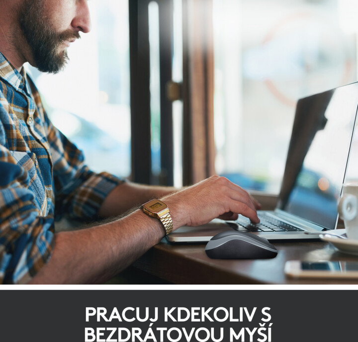 Maus pa kabllo Logitech M185, i hirtë