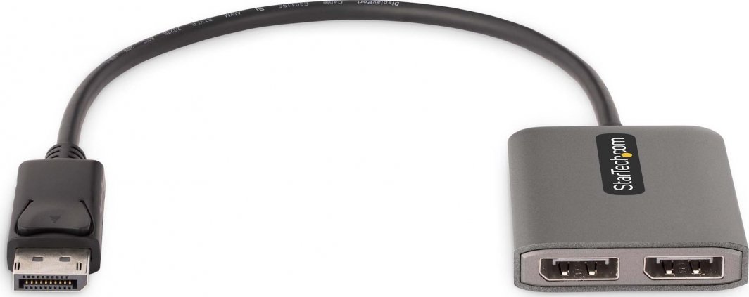 Adapter video StarTech 2 porta DisplayPort MST, Dual 4K 60Hz, kabllo 30cm, i zi
