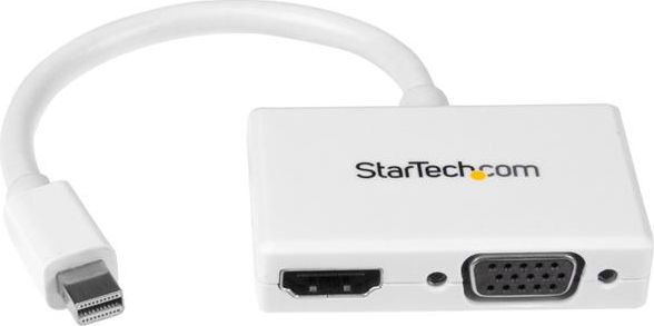 Адаптер StarTech DisplayPort Mini - HDMI - D-Sub (VGA) AV, бел