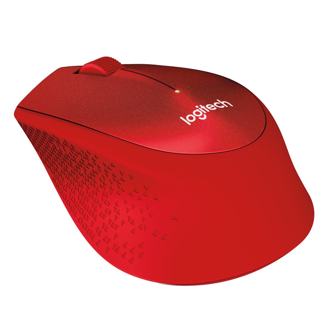 Maus Logitech M330, RF Wireless, i kuq
