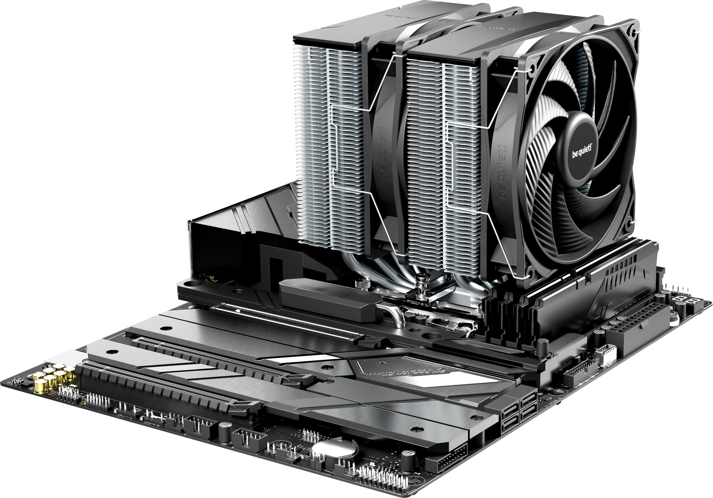 Ftohës CPU Be Quiet Pure Rock Pro 3, 120mm, kompatibil me Intel dhe AMD, i zi