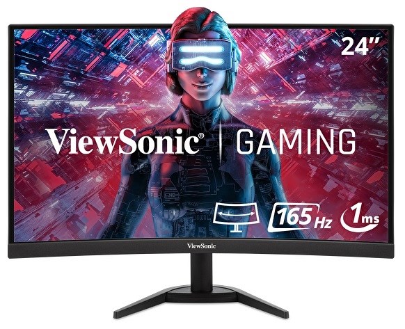 Monitor ViewSonic VX2418C, 24", Full HD, 165Hz, i zi