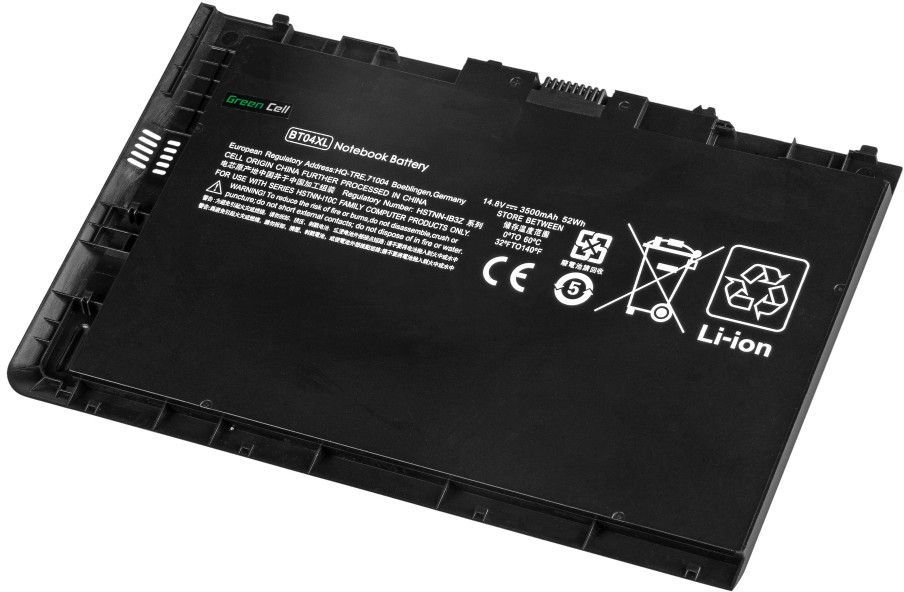 Bateri Green Cell BA06XL për HP EliteBook Folio 9470m 9480m, 3500 mAh, 14.8 V (HP119)