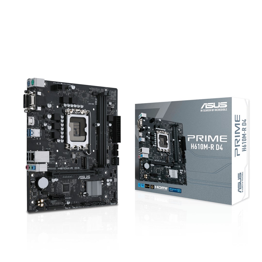 Pllakë amë ASUS PRIME H610M-R D4 Intel H610 LGA 1700 micro ATX
