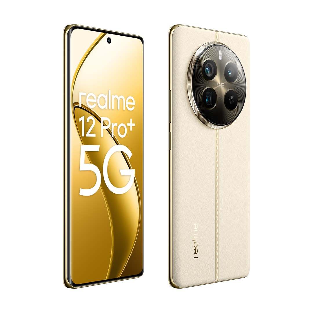 Celular Realme 12 Pro+ 5G, 6.7", 512GB, 12GB RAM, bezhë
