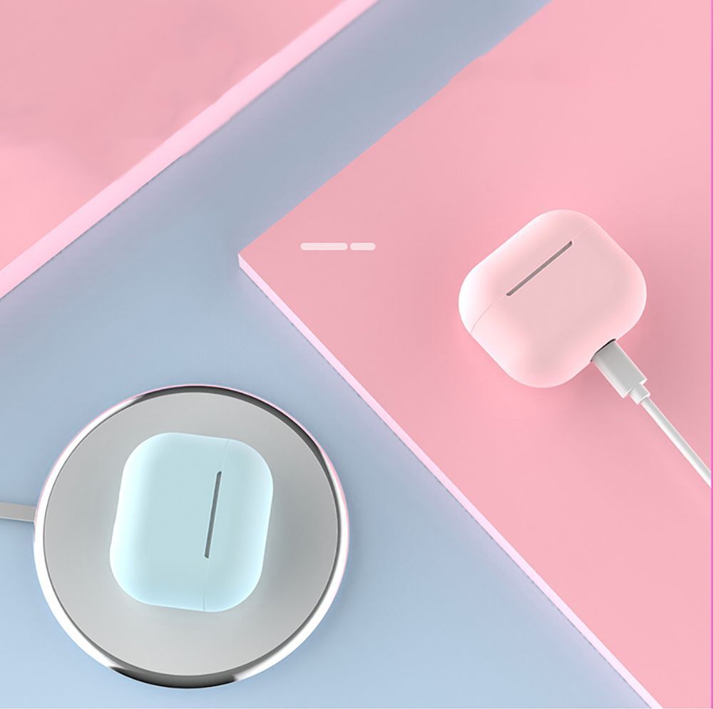 Mbulesë mbrojtëse Tech-Protect Icon për AirPods 3, silikon, për kuti karikimi, e zezë