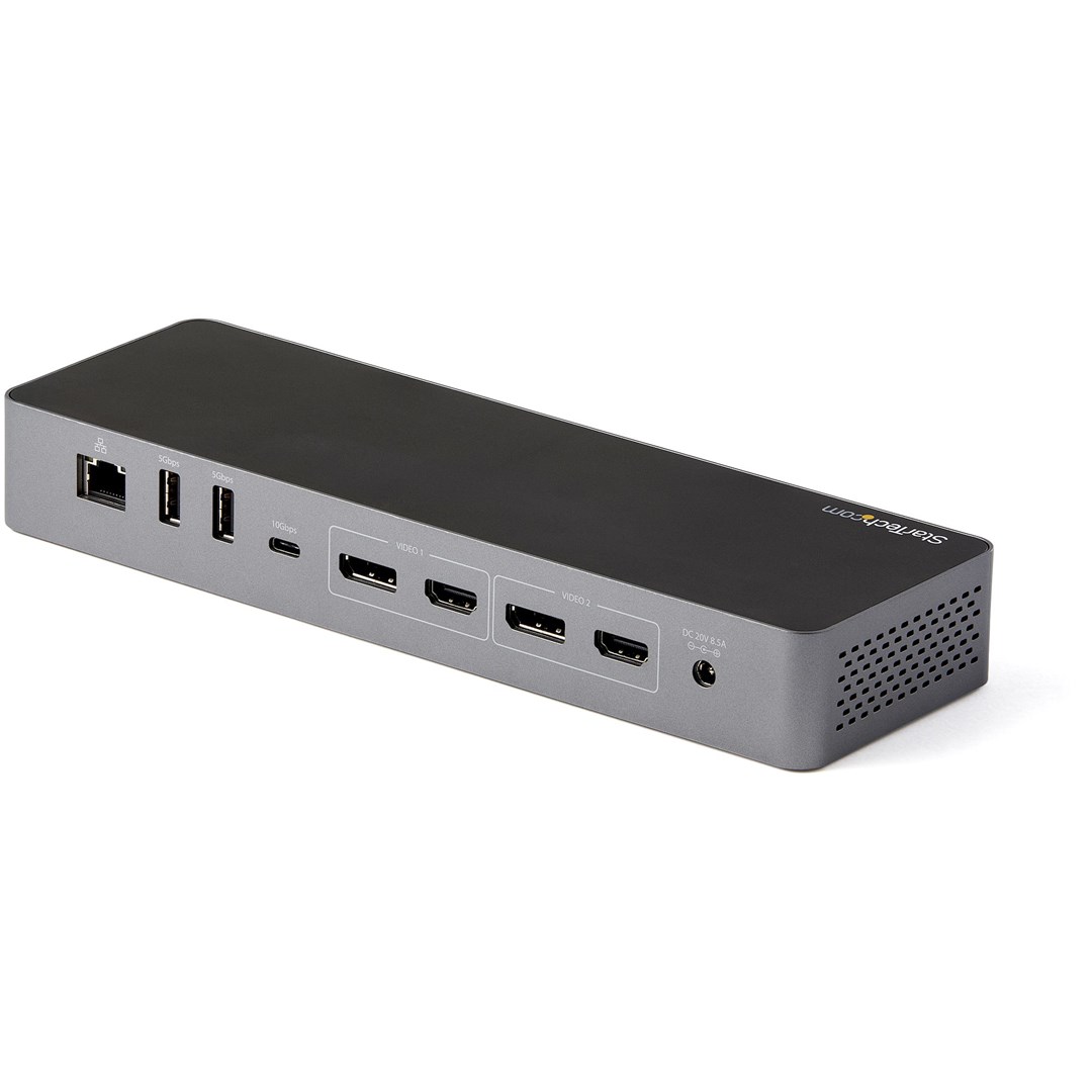 Stacion dokimi StarTech.com USB-C, Thunderbolt 4, 96W PD, e zezë