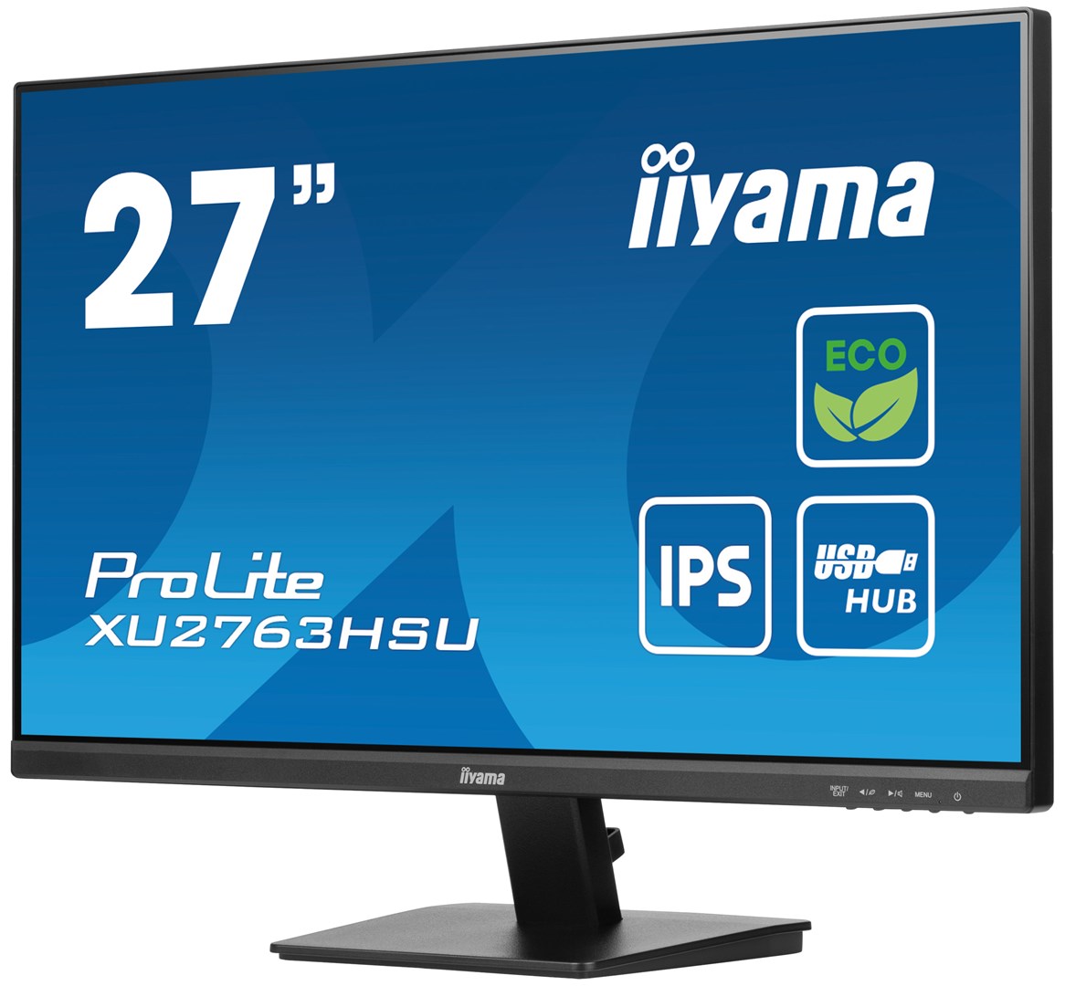 Monitor iiyama ProLite XU2763HSU-B1, 27", 1920 x 1080, 100 Hz, i zi