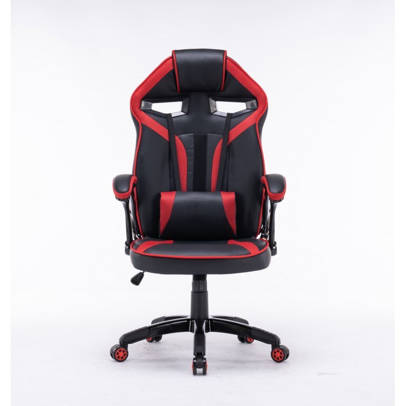 Karrige lojërash Top E Shop Drift Swivel, e zezë/e kuqe
