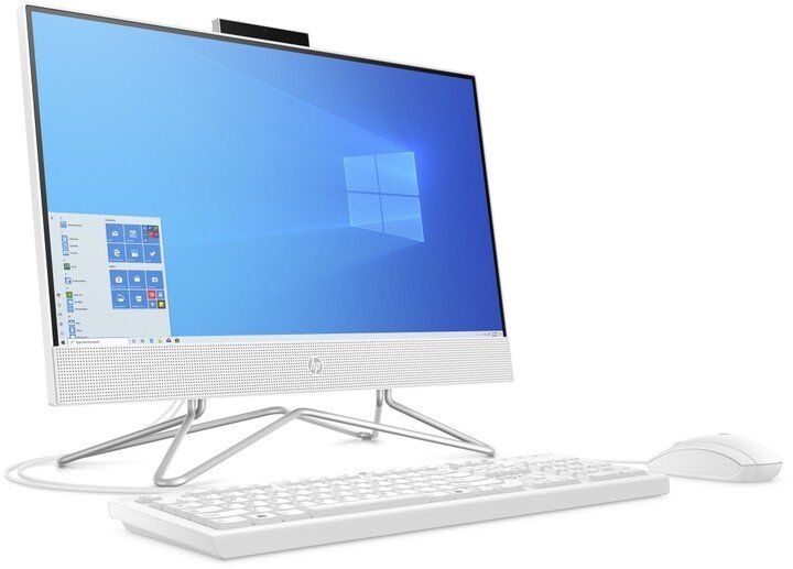 Kompjuter HP 205 G4, 21.5 ", AMD Ryzen 3, 4GB DDR4, 1TB HDD, AMD Radeon Graphics,  i bardhë