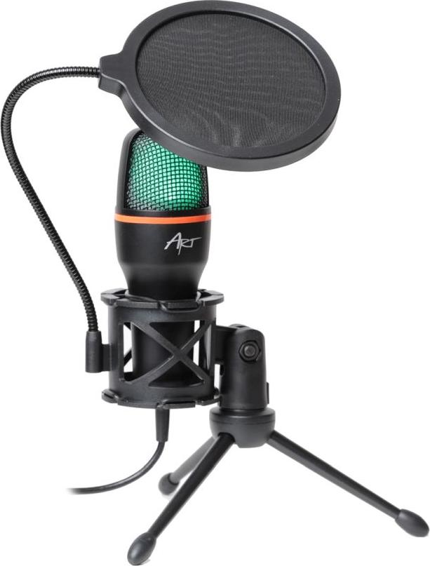 Mikrofon USB Art AC-02, kondenzator, RGB LED, i zi