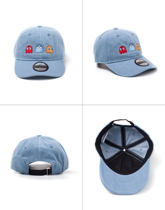 Kapele Pac-Man - 2D Embroidery Stone, Denim