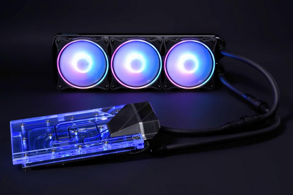 Ftohës me ujë Alphacool Eiswolf 2 për kartelën grafike RTX 3090, RGB, 360mm