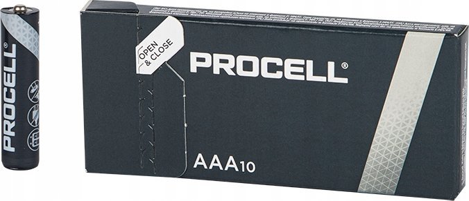 Bateri alkaline Duracell LR03 AAA Procell Intense Power, 1.5V, paketim 10 copë