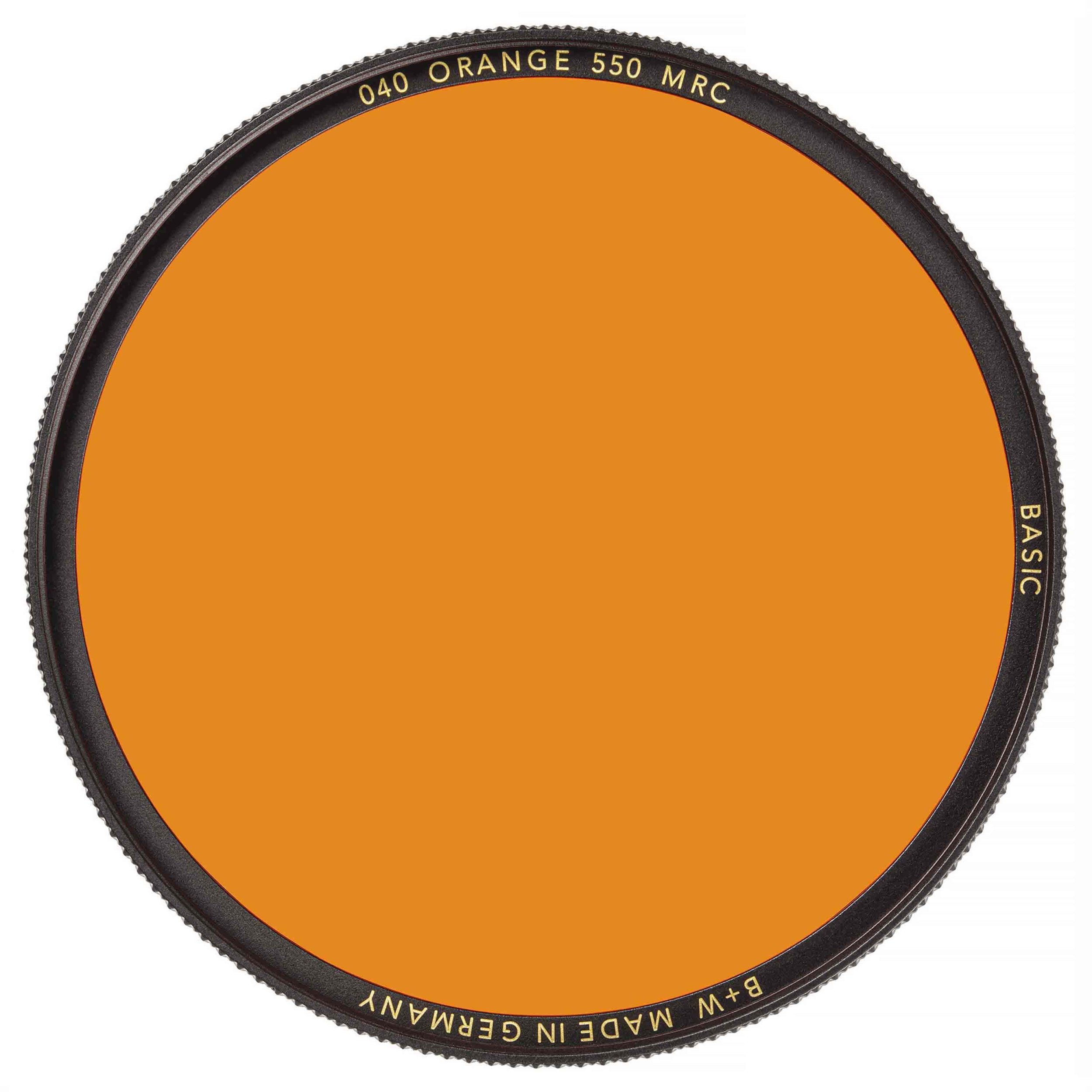 Фотографски филтер B+W Basic 040M MRC Orange 550, 55mm, портокалов
