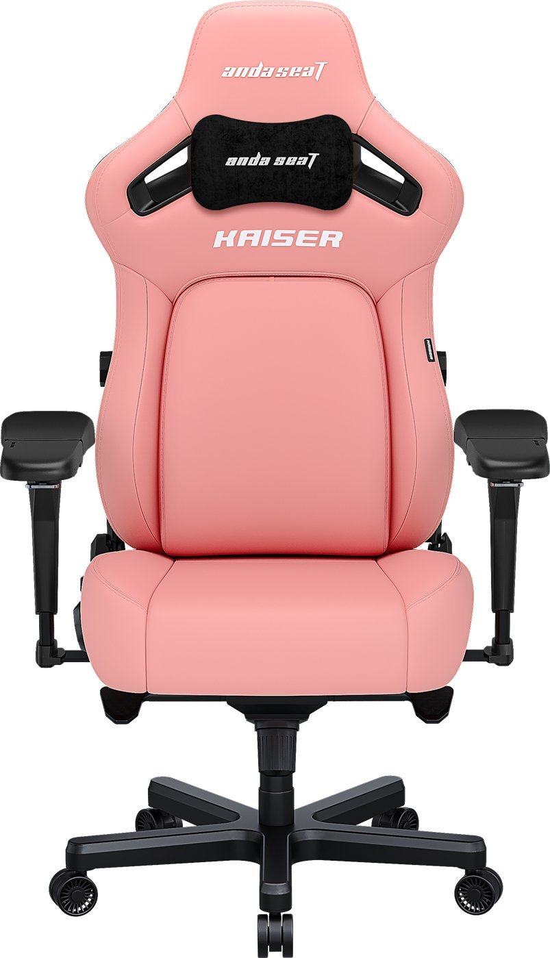 Karrige gaming AndaSeat Kaiser 4 Series, Premium PVC lëkurë, madhësia L, krem rozë