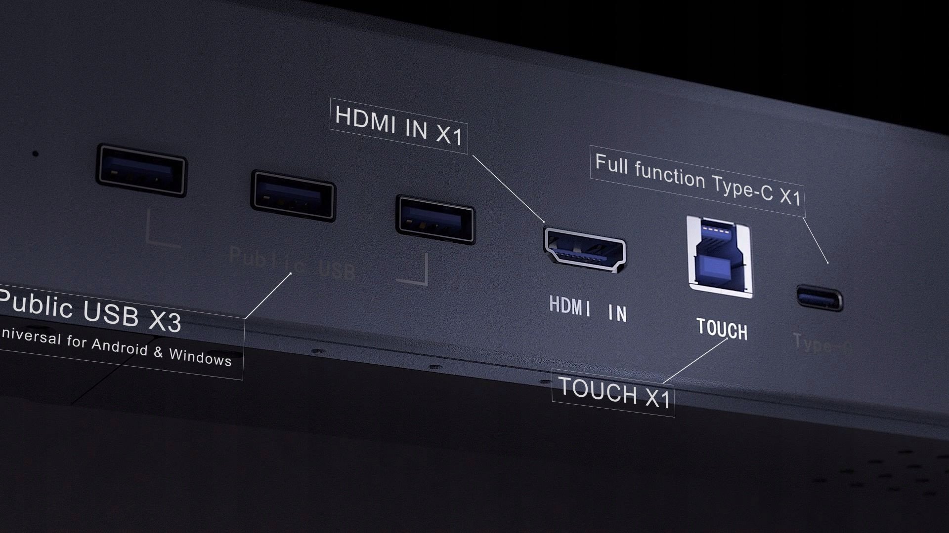 Интерактивен монитор METZ H Series 86HD1, 86\", 4K UHD, црн