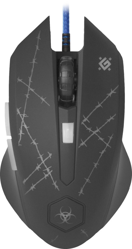 Maus lojërash Defender FORCED GM-020L, USB, 3200 DPI, i zi