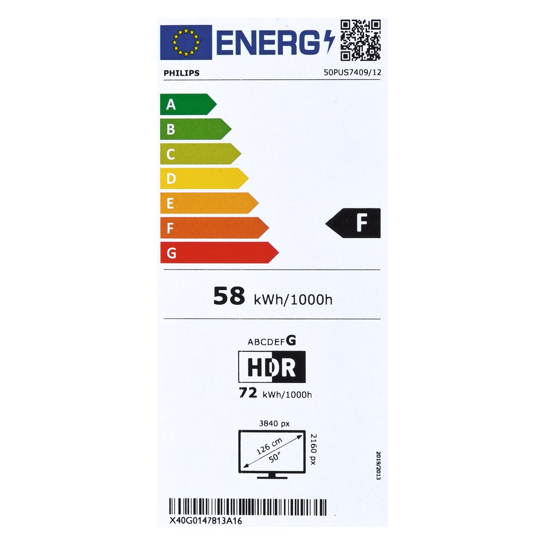 Televizor Philips 50PUS7409/12, 50", 4K LED Google TV, i zi