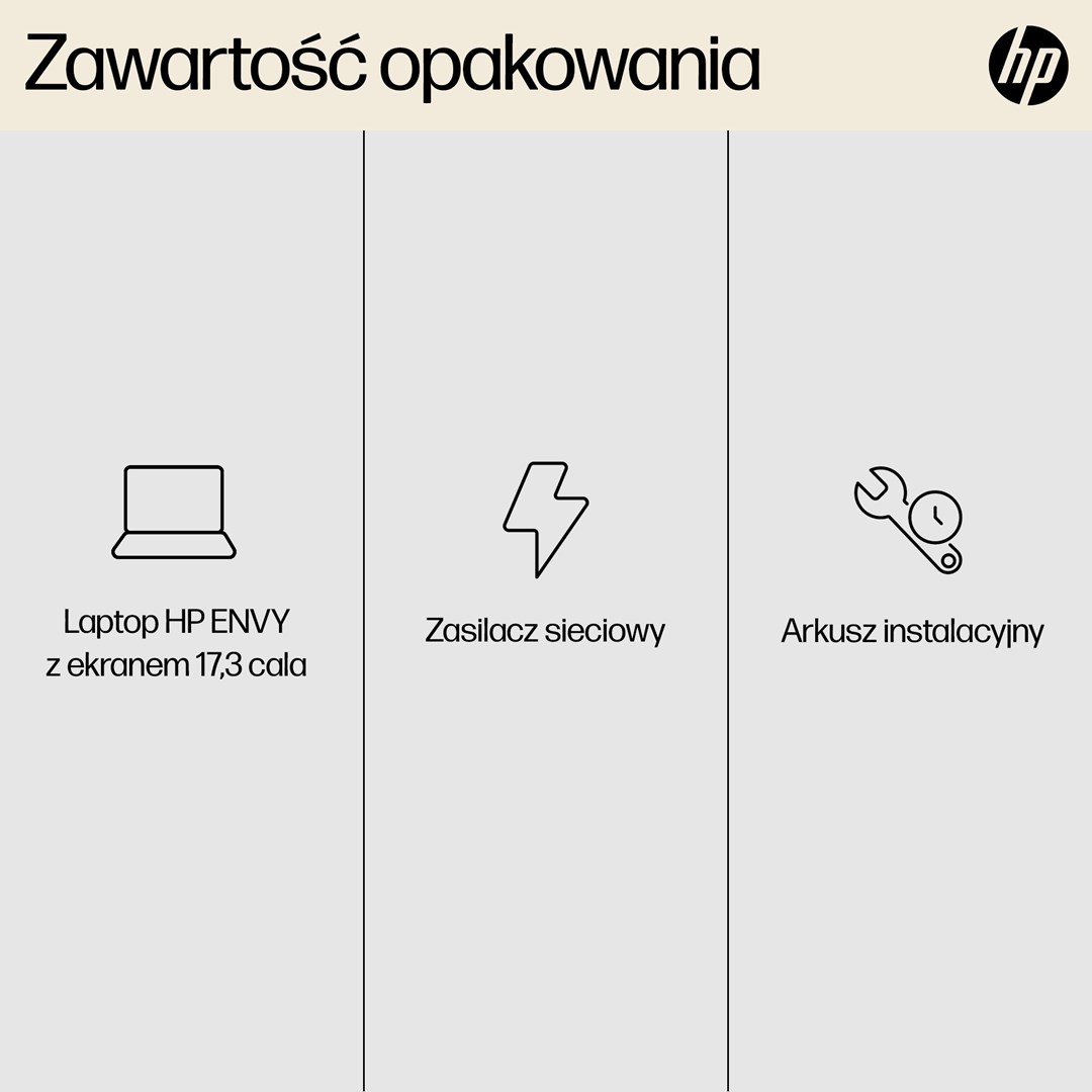 Laptop HP ENVY, 17.3", Intel Core i5 13500H, 16GB RAM, 512GB SSD, i argjendtë